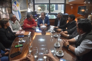 Bernis recibió a dirigentes nucleados en la CGT Jujuy