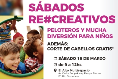 El 16 de marzo llega “Sábados RE#Creativos”
