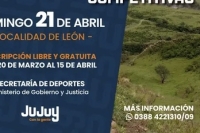 Inscriben para el trail &quot;Día Grande de Jujuy 2024&quot;