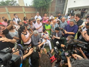 Evo Morales visit&oacute; a Milagro Sala