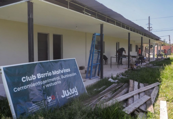 Mejoras en Malvinas F&uacute;tbol Club: m&aacute;s seguridad y espacios para el deporte