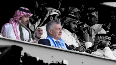 Macri se sent&oacute; junto al pr&iacute;ncipe heredero saud&iacute;, acusado de mandar a matar a un periodista