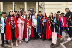 FNE. Visita de la delegaci&oacute;n de Embajadoras y Pajes del Departamento de Tilcara