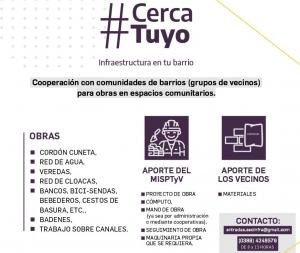 Proyectan obras comunitarias en sectores de la capital