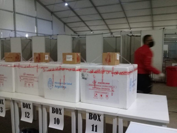 Llegaron mas vacunas rusas a Jujuy