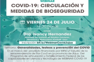 Circulaci&oacute;n y medidas de bioseguridad en un seminario