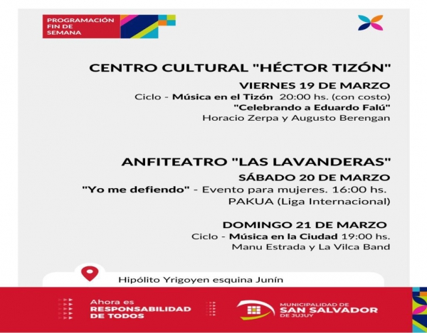 Para agendar el finde