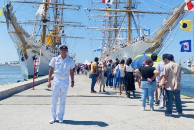Un juje&ntilde;o de Alto Comedero tripulante de la fragata libertad, regresar&aacute; a puerto este s&aacute;bado