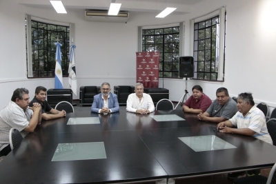 El Intendente Jorge transmiti&oacute; tranquilidad al sindicato de choferes de camiones