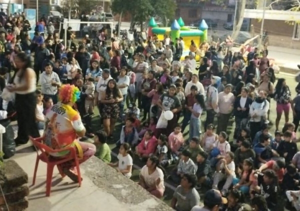 M&aacute;s de 400 ni&ntilde;os disfrutaron de juegos en CPV Chijra