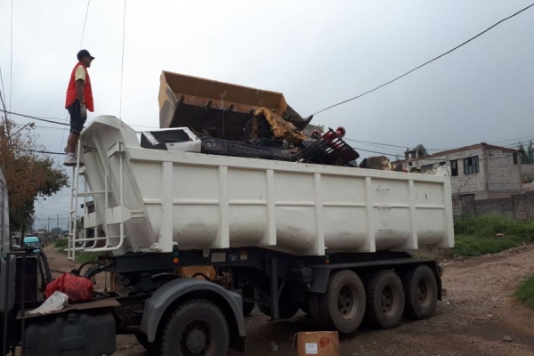 Recolectan 28 toneladas de "cacharros" en Alto Comedro