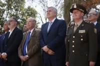 Morales encabez&oacute; el acto por el 173&deg; aniversario del paso a la inmortalidad de Jos&eacute; de San Mart&iacute;n