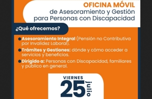 Asesoramiento para personas con discapacidad estar&aacute; en Aguas Calientes