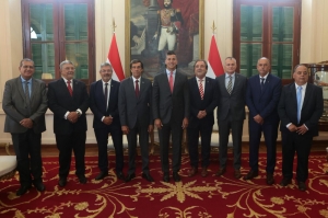 Corredor de Capricornio.Sadir se reuni&oacute; con el Presidente de Paraguay