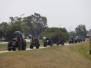 Arranc&oacute; el paro del campo