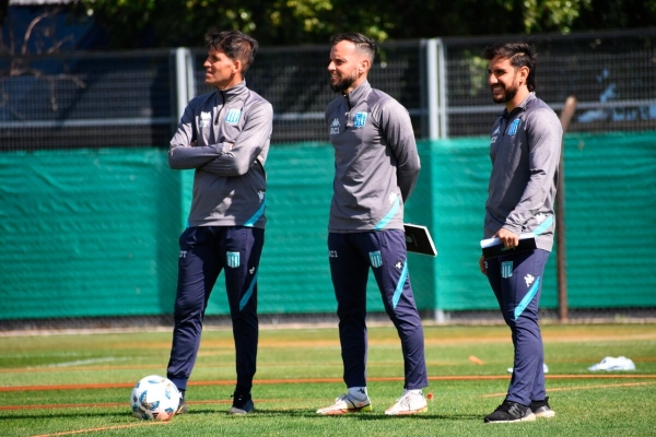 Racing: Grazzini y Videla iniciaron su interinato como entrenadores