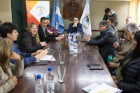 Reuni&oacute;n con funcionarios por proyectos tur&iacute;sticos