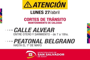 Trabajos en calles c&eacute;ntricas