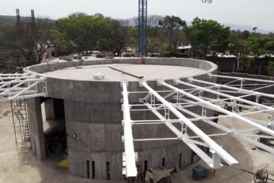 Obras del Centro Cultural Lola Mora, al 54%