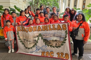 Alumnos de la escuela de Rinconadilla recorren la capital