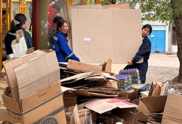 Estudiantes recuperaron m&aacute;s de 3.5 toneladas de reciclables en los canchones