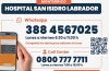 Hospital de Monterrico habilita los turnos por whatsapp