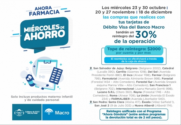 ESTE MI&Eacute;RCOLES INICIA &ldquo;AHORA FARMACIA&rdquo;