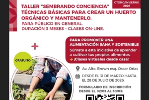 &ldquo;Sembrando Conciencia&rdquo;. Est&aacute;n abiertas  las inscripciones