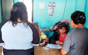 "Comer en Casa" recorri&oacute; el departamento Santa B&aacute;rbara