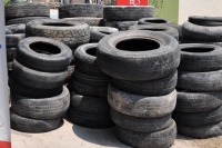 Se recolectaron 9 toneladas de neum&aacute;ticos en el distrito centro