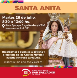 El martes feria de &quot;Santa Anita&quot; en Gorriti