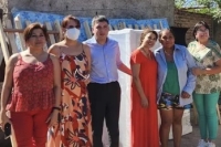 Visita social a familias de San Pedro