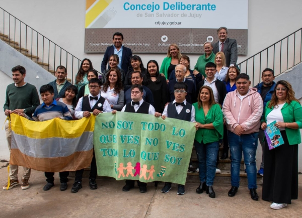 Deliberante. Visita de los alumnos de la Asociaci&oacute;n &ldquo;Todos Juntos&rdquo;