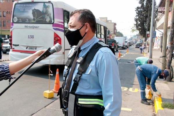 Demarcaci&oacute;n y mantenimiento de refugios en barrios capitalinos