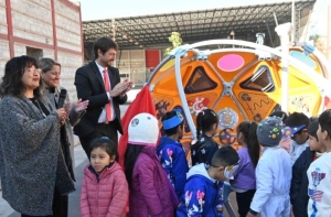 Se inaugur&oacute; un domo c&oacute;smico interactivo