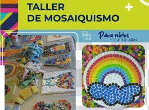 Taller de Mosaiquismo para ni&ntilde;os en el Club de Emprendedores