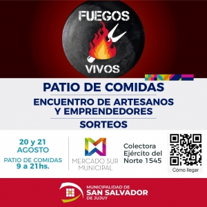 "Fuegos vivos" en el Mercado Sur