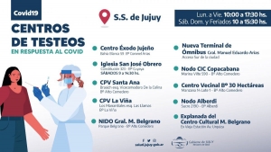 Centros de Testeo de capital atender&aacute;n en nuevo horario