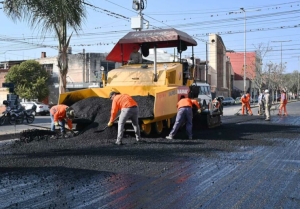 Restricciones por obras de repavimentación en el centro