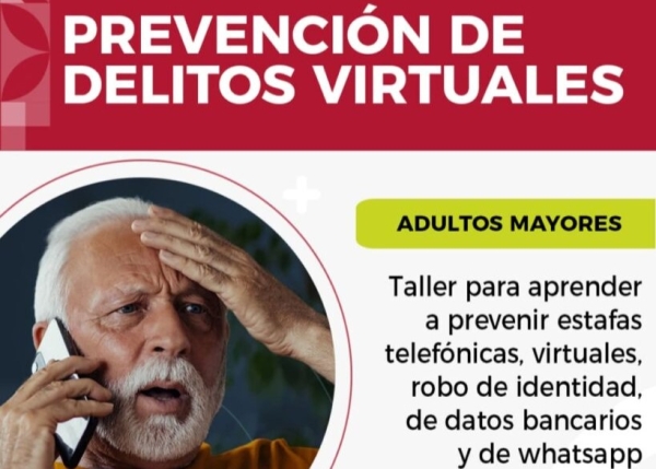 Taller gratuito sobre prevenci&oacute;n de delitos virtuales para adultos