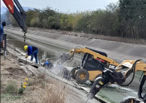 Obras de reparaci&oacute;n del Canal Restituci&oacute;n en Perico
