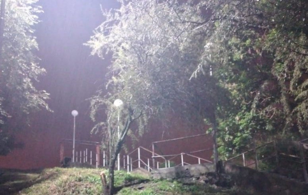 Energ&iacute;a: finalizaron obras de iluminaci&oacute;n en El Chingo