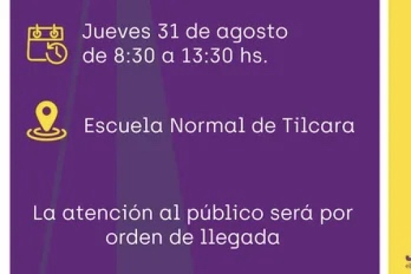 Realizar&aacute;n capacitaciones y autenticaciones de copias de T&iacute;tulos en Tilcara