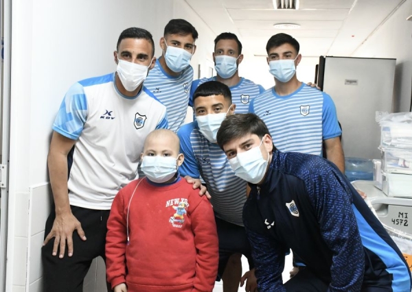El coraz&oacute;n albiceleste lati&oacute; con fuerza en el Materno Infantil