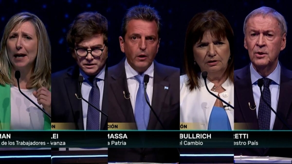 Con cruces, chicanas y propuestas, concluy&oacute; el primer debate presidencial