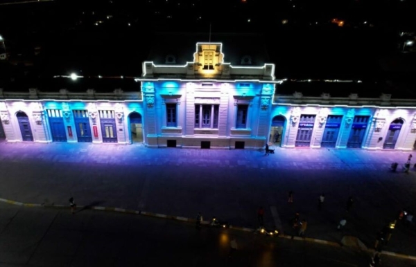 Nueva iluminaci&oacute;n en el Centro Cultural Manuel Belgrano