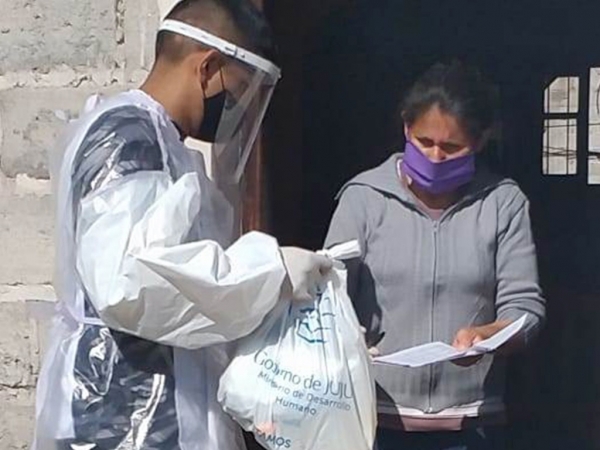 Entregaron kits de limpieza en asentamientos