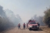 Bomberos apoyan la lucha contra los incendios en el ramal