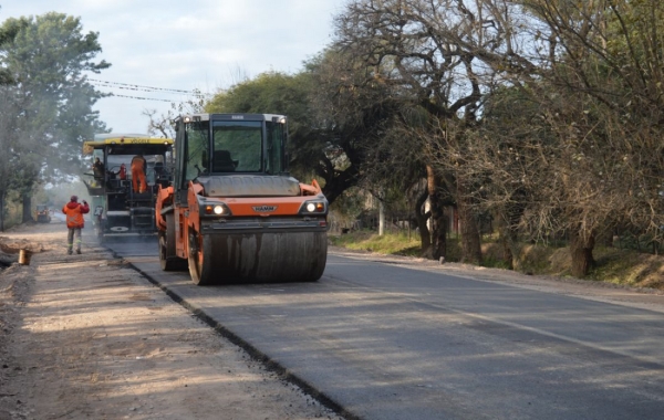 Repavimentaci&oacute;n en las RP 56 y RP 62, en metros finales