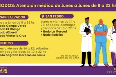 Nodo Rode&iacute;to cuenta con atenci&oacute;n m&eacute;dica de lunes a lunes